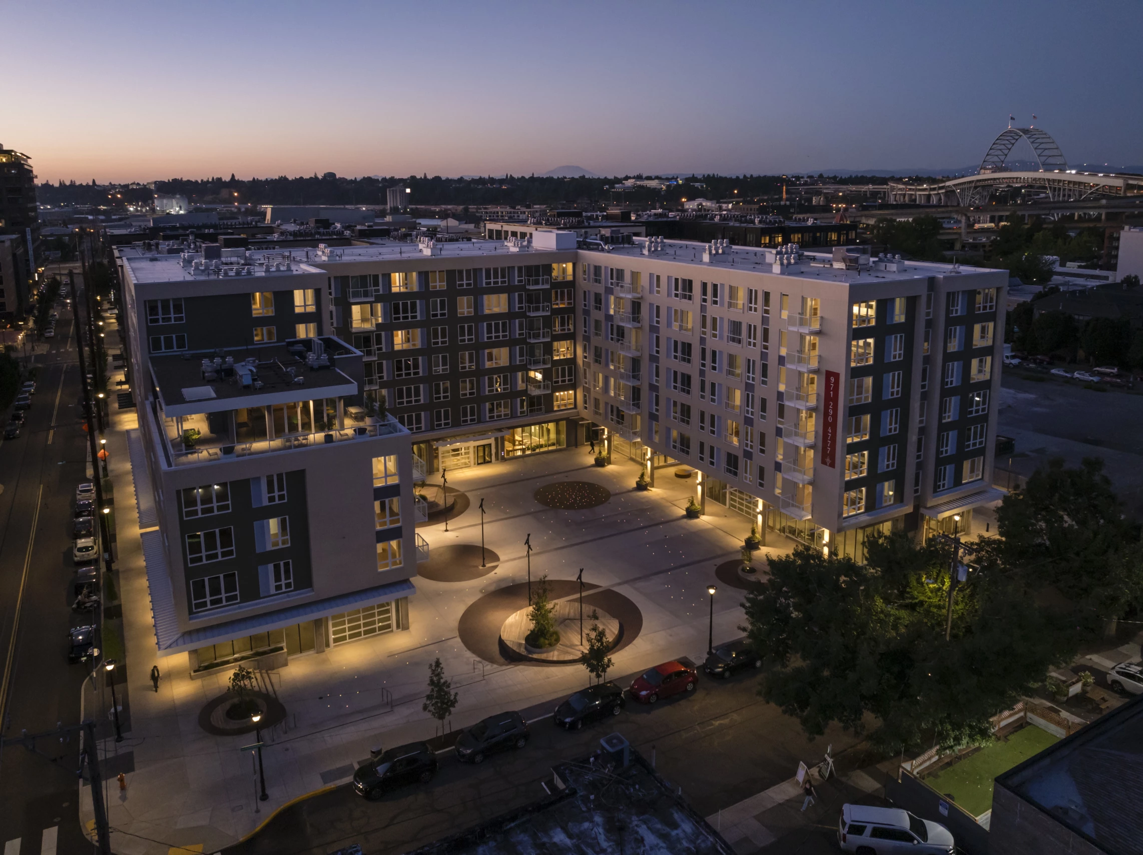 Slabtown Exterior Night