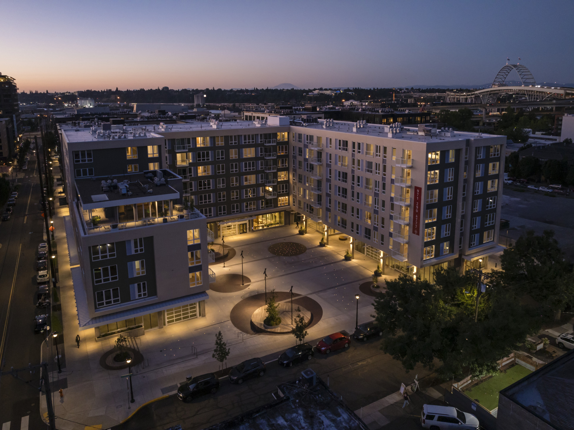 Slabtown Exterior Night