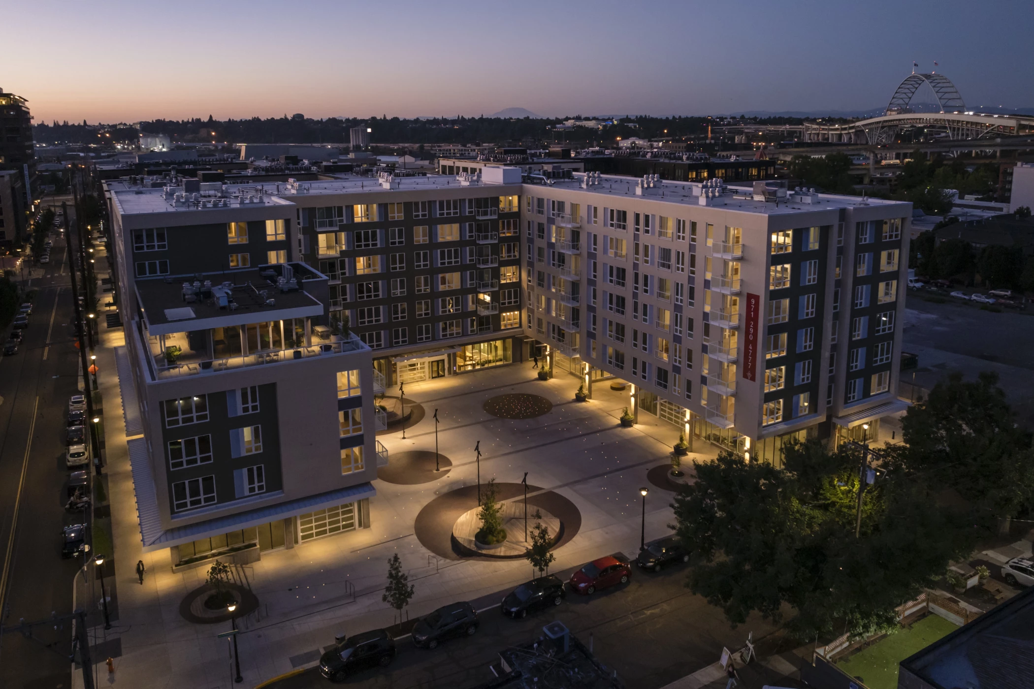 Slabtown Exterior Night